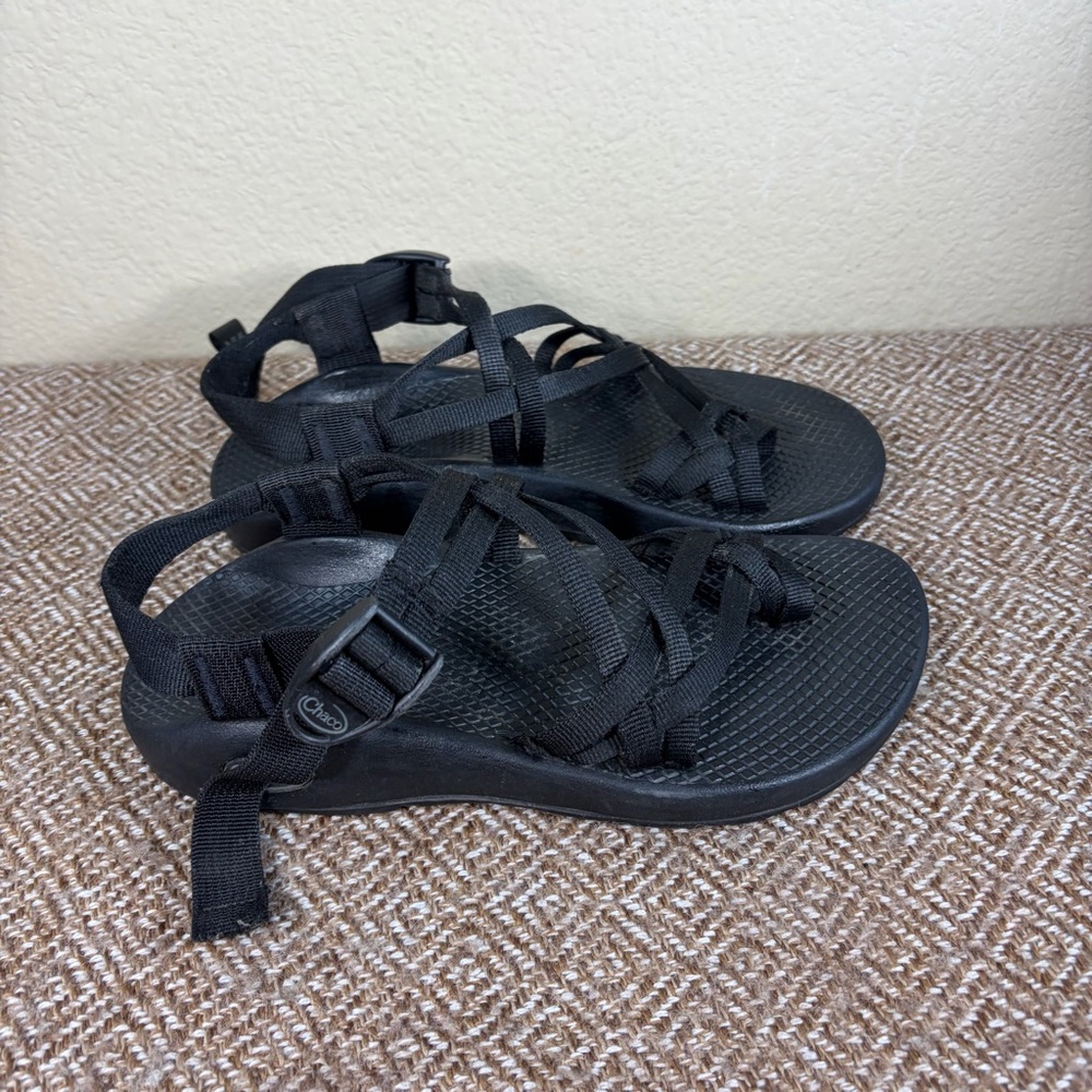 🦎Chaco Womens ZX2 Classic Athletic Sandal Black Size 7🦎 Casual Outdoor Comfy
